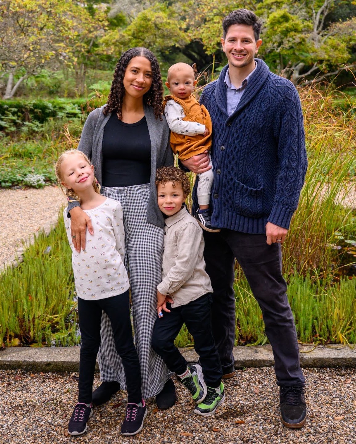 The Gallagher family, from left: Gemma, Dani, Riley, Sybil, and Brian